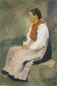 Femme Du Hasli by Charles Giron