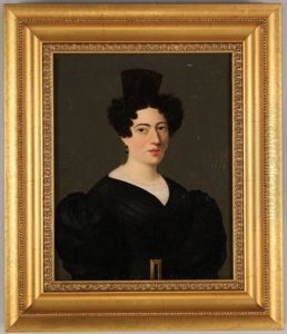 Portrait Of A Lady by Jean Antoine Th. Giroust