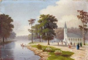 La Sortie De L'eglise, Un Dimanche En Louisiane