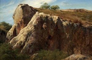 Massif Rocheux, Campagne Romaine by Andre Giroux