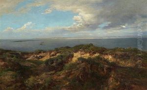 Bord De Mer A Concarneau by Andre Giroux