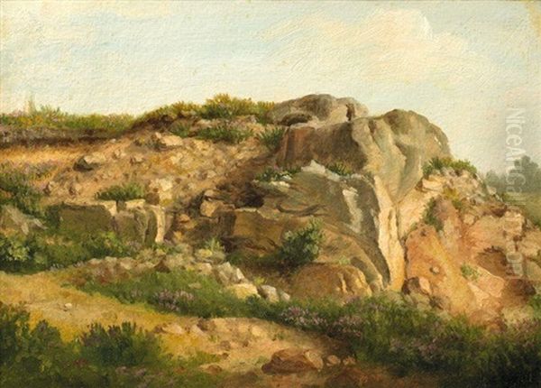 Etude De Paysage Au Rocher (study) - view 1