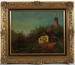 Blick Auf Ein Bauernhaus Blick Auf Ein Bauernhaus