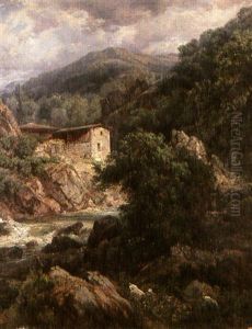 Paysage Des Alpes by Andre Giroux