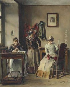 The Scolding by Josef Gisela