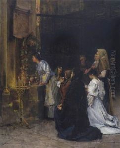 Andacht In St. Stefan by Josef Gisela