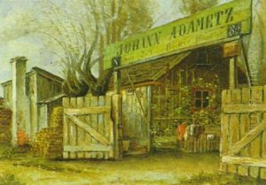 Toreinfahrt Zu Johann Adametz by Josef Gisela
