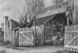 Toreinfahrt Zu Johann Adametz...zillen...handler by Josef Gisela