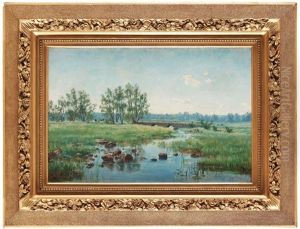 Spring Landscape by Ida Gisiko-Spaerck