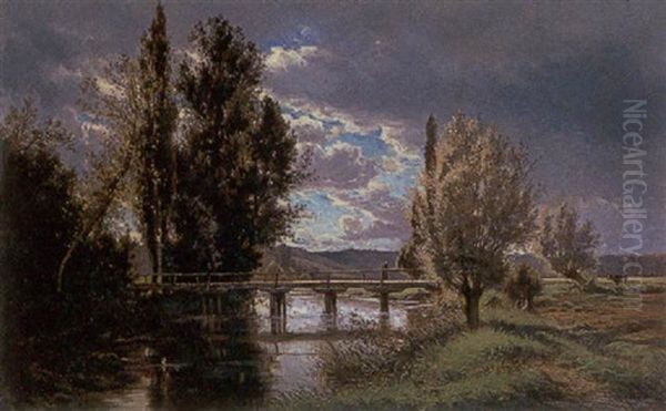 The Old Bridge, Touraine - view 1