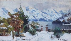 Paisaje Nevado - Italia by Rinaldo Giudici