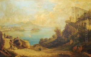 Le Golfe De Naples by Guglielmo Giusti