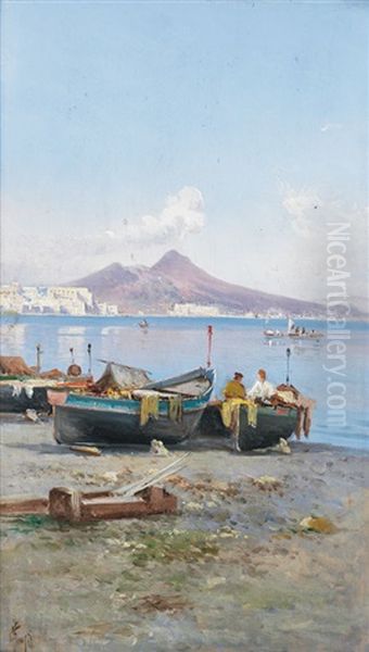 Veduta Del Vesuvio Dalla Spiaggia - view 1