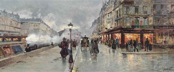 At The Gare Saint Lazare Towards The End Of The Day - view 1