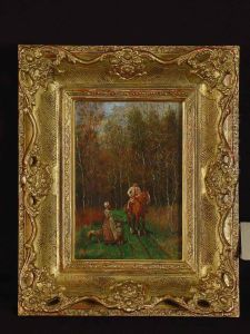 Begegnung Im Wald by Emmanuel Bachrach-Baree