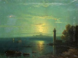 Coucher De Soleil Sur Le Bosphore