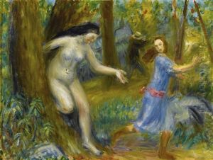 Nymphet Series, With Man by William Glackens