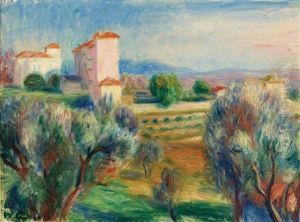 Landscape With Olive Trees by William Glackens
