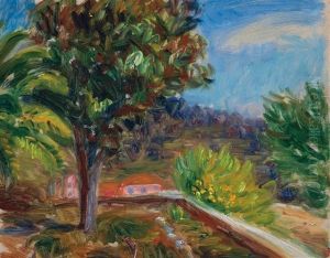 View Into A Garden by William Glackens