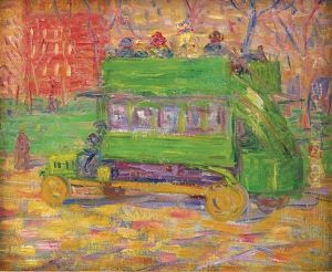 Fifth Avenue Bus by William Glackens