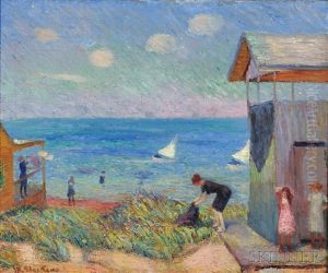 A Cape Cod Shore , 1908 by William Glackens