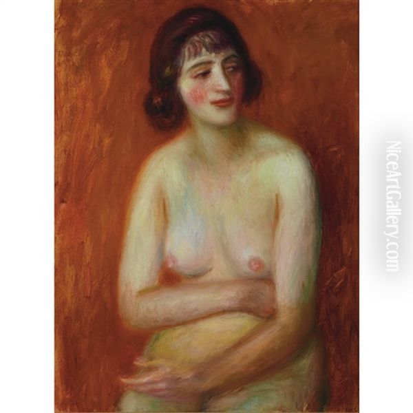 Nude With Orange Background - view 1