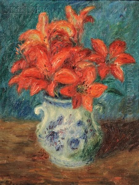 Still Life With Orange Lilies - view 1