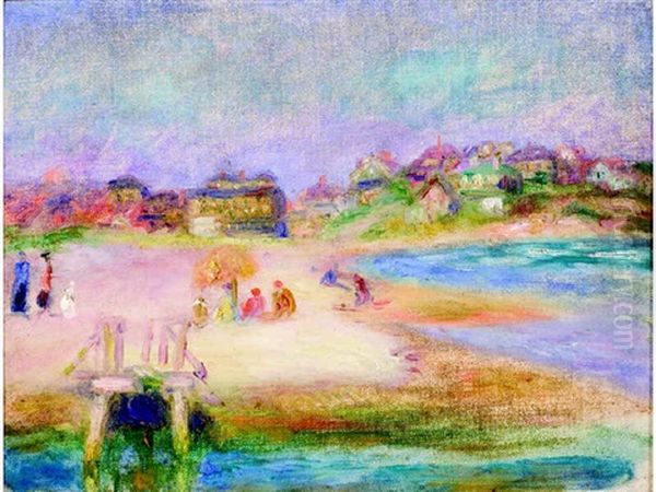 Bass Rocks, Gloucester (sketch) - view 1
