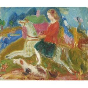 Untitled (sketch For The Dream Ride) by William Glackens