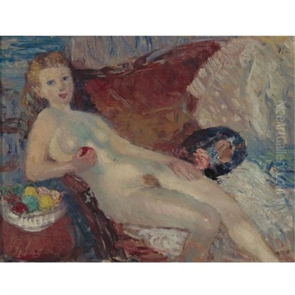 Nude With Apple (preliminary Study) - view 1