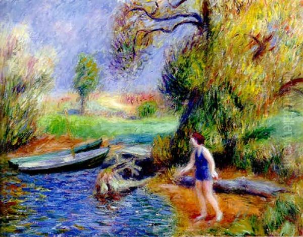 Bather In Blue - view 1