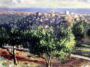 View Of The Town Of Vence