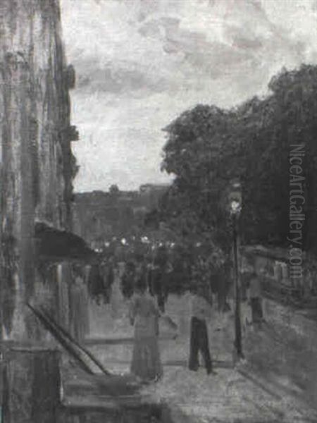Evening Stroll, Central Park - view 1