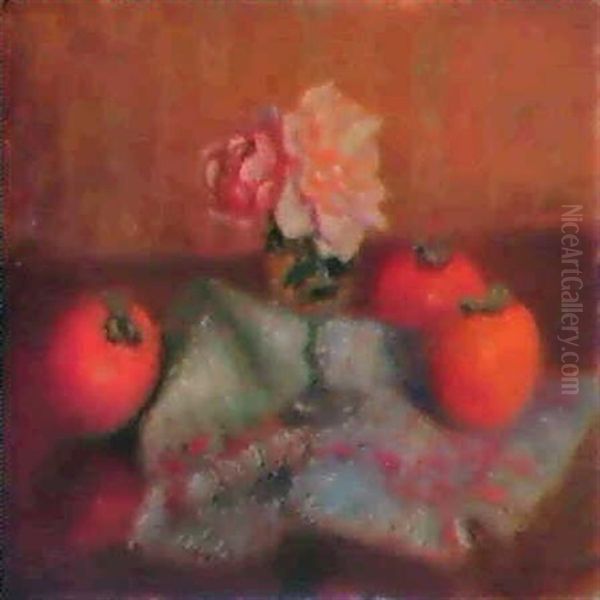 Roses And Persimmmons - view 1