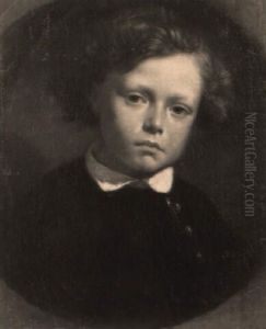 Portrait Presume De Leon Glaize, Un Des Fils De L'artiste Portrait Presume De Leon Glaize, Un Des Fils De L'artiste