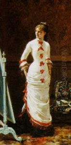 Zesty Party Dress by Pierre Paul Leon Glaize