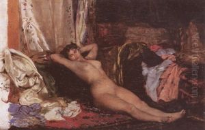 Le Repos Du Modele by Pierre Paul Leon Glaize