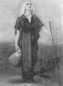 Seherin Mit Wasserkrug by Hermann Von Glass
