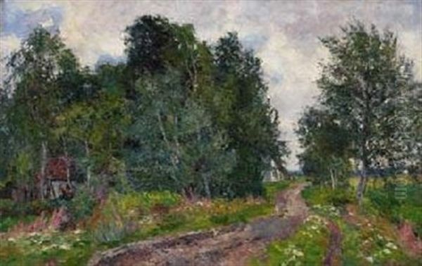 Waldlandschaft Mit Weg - view 1
