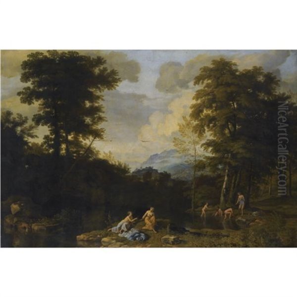 A Classical Landscape With Figures - view 1