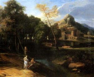 Paysage Classique by Johannes (Jan) Glauber