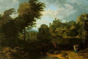 Classical Landscape With Figures