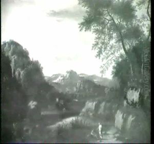 Paysages De La Campagne Romaine by Johannes (Jan) Glauber