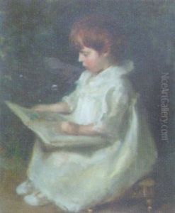 Portrait Of Albert Hugh Dudley Tyas Aged 2 by Hugh de Twenebrokes Glazebrook