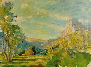 Mountainous Summer Landscape