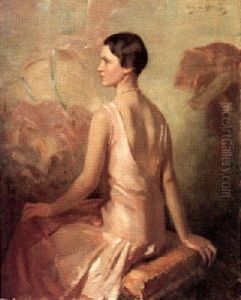 Portrait Of Jane Emmet De Glehn by Wilfred Gabriel De Glehn
