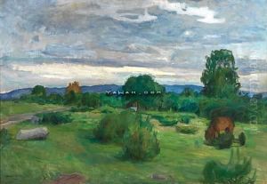Landskap Fra Stange by Harriet Backer