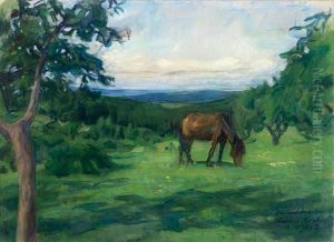 Haven, Olimb Gard Pa Hadeland by Harriet Backer