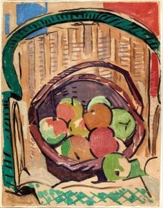 Nature-morte Au Panier De Pommes Sur Un Fauteuil, 1949 by Albert Gleizes