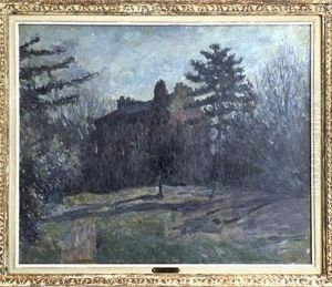 L'abbaye De Creteil Derriere Les Arbres by Albert Gleizes